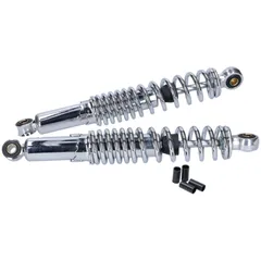 shock absorber set rear 320mm chromed 28747