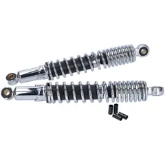 shock absorber set rear 340mm chromed 28748