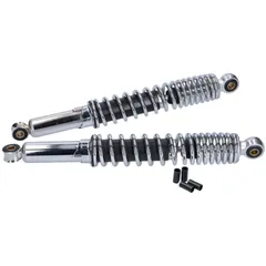 shock absorber set rear 360mm chromed 28749