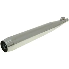 Schalldämpfer Auspuff 28mm verchromt 70mm Außendurchmesser für Puch MV, DS, VS, VZ 28881