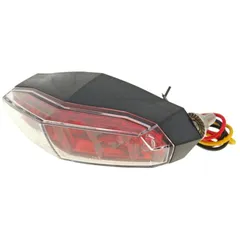 tail light assy Koso LED clear glass E-marked universal 29175