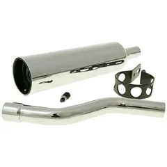 silencer / muffler chromed for Honda MT 29306
