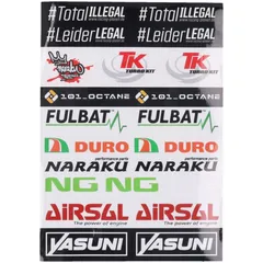 Sticker Set Dekorsatz Aufklebersatz klar 29460