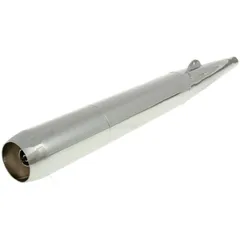 Schalldämpfer Auspuff 28mm 6.3 Chrom für Puch Maxi 29654