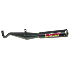 Schalldämpfer Auspuff Tecno Boss schwarz für Puch Maxi 29655