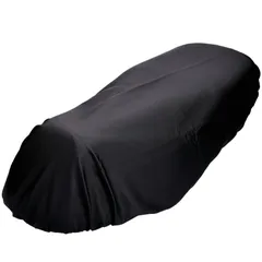 Sattel Schonbezug / Sitzbankabdeckung XL abnehmbar, schwarz für Motorroller 31063
