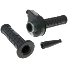 throttle tube with rubber grip right and left, black type I 32943
