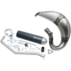 Schalldämpfer Auspuff Tecnigas E-NOX Steel für Derbi Senda (00-), Aprilia RX/SX, Gilera RCR/SMT 33260