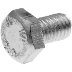 Bolzen Schrauben 6-kant DIN933 M6x10 Vollgewinde verzinkt (50 Stück) 34277
