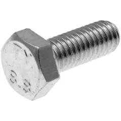 Bolzen Schrauben 6-kant DIN933 M6x16 Vollgewinde verzinkt (50 Stück) 34279