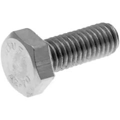 Bolzen Schrauben 6-kant DIN933 M6x16 Vollgewinde Edelstahl A2 (50 Stück) 34327