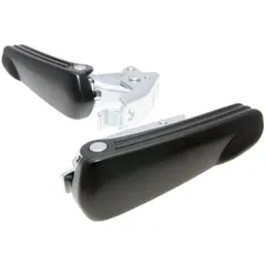 Fußrasten Satz schwarz für Vespa GT, GTS 125-300ccm 34385