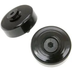 Lenkergewichte Lenkerende Vibrationsdämpfer schwarz für Vespa GTS 125-300, Primavera, Sprint 34402