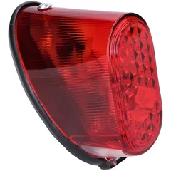 tail light assy moped oval universal for Puch MS, MV, Maxi, Kreidler, Zündapp and many more 34411