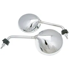 mirror set M8 chrome short version right-hand thread for Vespa GTS, GTV, LXV, LX, S, Primavera, Sprint 34429