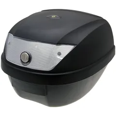 Top Case black - lock with 2 keys, clear lens - 28L capacity 34439