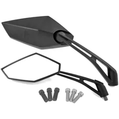 mirror set black M8 / M10 E-marked universal 35865