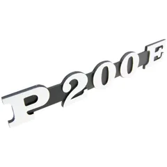 Emblem Logo Schild / Schriftzug "P200E" für Seitenverkleidung für Vespa P 200 E 36352