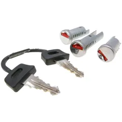 lock set / 3 lock barrel set for Vespa HP4, PK Automatik 36503