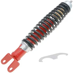 rear shock absorber Carbone Sport 345mm red / black for Vespa 50-90-125 Primavera, ET3 36534