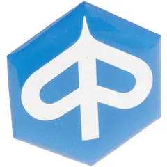 Verkleidung Emblem Piaggio zum Kleben 6-eckig 32mm glatt für Kaskade für Piaggio Free, NRG, NTT, Sfera, SKR, Zip 36751