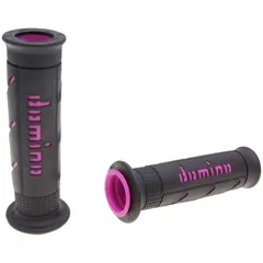Griffgummis Griffe Satz Domino A250 On-Road schwarz / pink mit offenen Enden 37171