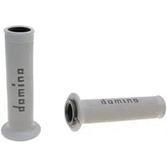 Griffgummis Griffe Satz Domino A010 On-Road grau / schwarz mit offenen Enden 37192