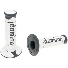 handlebar grip set Domino A260 off-road white / black 37234