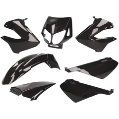 Verkleidungskit schwarz für Derbi Senda R, SM X-Treme, SM DRD 37340