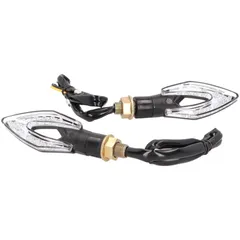 indicator light set M10 thread LED black Mini, short version 37366