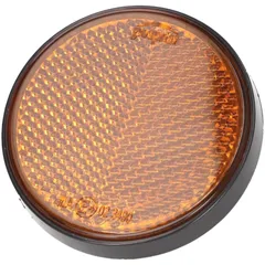 reflector round 55mm orange color, screwable 37428