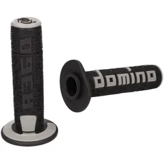 handlebar grip set Domino A360 off-road black / grey 37535