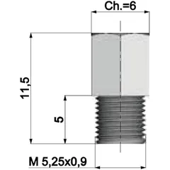Vergaser Hauptdüse Polini für Mikuni Vergaser - 250 380.1250