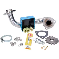 derestriction kit Premium / stainless steel manifold for Derbi Senda, Aprilia RX/SX, Gilera RCR, SMT 2018- (Euro4) 38420