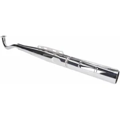 Schalldämpfer Auspuff 28mm verchromt Originaloptik für Puch Maxi 38976