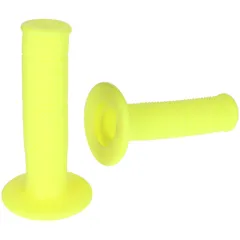 handlebar rubber grip set Domino 6131 off-road neon yellow 39244
