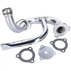 exhaust manifold chromed w/ choke tube for Aprilia SX, RX, Derbi Senda, Gilera RCR, SMT 39280