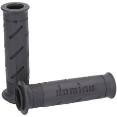 Griffgummis Griffe Satz Domino A250 On-Road anthrazit / schwarz mit offenen Enden 39709