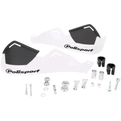 handguards Polisport Evolution Integral white for 22mm diameter handlebar 39862