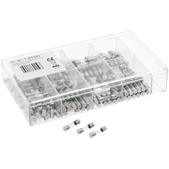 micro glass fuse 20x5mm - set of 160 pcs 39959