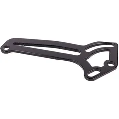 number plate holder lateral mounting aluminium black for Minarelli 50cc 2-stroke 40598