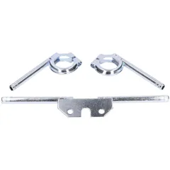 Indikator Blinkerträger Set vorn / hinten gerändelt verzinkt für runde Blinker 10mm für Simson S50, S51, S70 40727