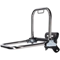 rear luggage rack chromed w/ short support handle and fender mount for Simson S50, S51, S70 40785