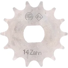 Kettenrad Ritzel / Kettenritzel 14 Zähne 1/2x5,4 für Simson S51, S53, S70, SR50, SR80, KR51/2 Schwalbe 40809