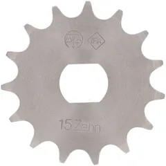 Kettenrad Ritzel / Kettenritzel 15 Zähne 1/2x5,4 für Simson S51, S53, S70, SR50, SR80, KR51/2 Schwalbe 40810