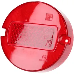 rear light lens 100mm red for Simson S50, S51, S70, KR50, KR51, Schwalbe 40860