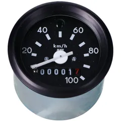 speedometer 100km/h round shape 60mm w/ direction indicator light for Simson S50, S51, S53, S70 40899