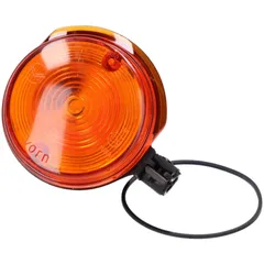 Indikator Blinker vorn 80mm orange, Endkappe schwarz für Simson S50, S51, S70, SR50, SR80 40957