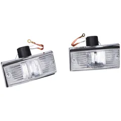 front indicator light set complete white for Vespa PX 125-200, Vespa T5 40995