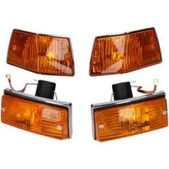Indikator Blinker Set komplett vorn und hinten, orange für Vespa PX 125-200, Vespa T5 40997